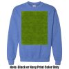 Adult Heavy Blend Heather Royal or Red 60/40 Fleece Crew (S) Thumbnail