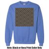 Adult Heavy Blend Heather Royal or Red 60/40 Fleece Crew (S) Thumbnail