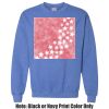 Adult Heavy Blend Heather Royal or Red 60/40 Fleece Crew (S) Thumbnail