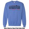 Adult Heavy Blend Heather Royal or Red 60/40 Fleece Crew (S) Thumbnail