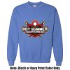 Adult Heavy Blend Heather Royal or Red 60/40 Fleece Crew (S) Thumbnail