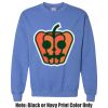 Adult Heavy Blend Heather Royal or Red 60/40 Fleece Crew (S) Thumbnail