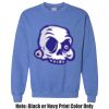 Adult Heavy Blend Heather Royal or Red 60/40 Fleece Crew (S) Thumbnail