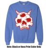 Adult Heavy Blend Heather Royal or Red 60/40 Fleece Crew (S) Thumbnail