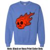 Adult Heavy Blend Heather Royal or Red 60/40 Fleece Crew (S) Thumbnail