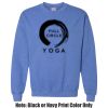 Adult Heavy Blend Heather Royal or Red 60/40 Fleece Crew (S) Thumbnail
