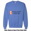 Adult Heavy Blend Heather Royal or Red 60/40 Fleece Crew (S) Thumbnail