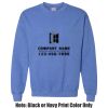 Adult Heavy Blend Heather Royal or Red 60/40 Fleece Crew (S) Thumbnail