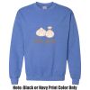 Adult Heavy Blend Heather Royal or Red 60/40 Fleece Crew (S) Thumbnail