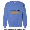 Adult Heavy Blend Heather Royal or Red 60/40 Fleece Crew (S) Thumbnail