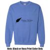 Adult Heavy Blend Heather Royal or Red 60/40 Fleece Crew (S) Thumbnail