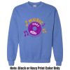 Adult Heavy Blend Heather Royal or Red 60/40 Fleece Crew (S) Thumbnail
