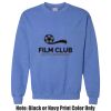 Adult Heavy Blend Heather Royal or Red 60/40 Fleece Crew (S) Thumbnail
