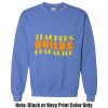 Adult Heavy Blend Heather Royal or Red 60/40 Fleece Crew (S) Thumbnail