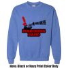 Adult Heavy Blend Heather Royal or Red 60/40 Fleece Crew (S) Thumbnail