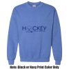 Adult Heavy Blend Heather Royal or Red 60/40 Fleece Crew (S) Thumbnail