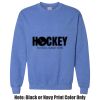 Adult Heavy Blend Heather Royal or Red 60/40 Fleece Crew (S) Thumbnail