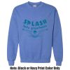 Adult Heavy Blend Heather Royal or Red 60/40 Fleece Crew (S) Thumbnail