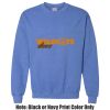 Adult Heavy Blend Heather Royal or Red 60/40 Fleece Crew (S) Thumbnail