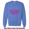 Adult Heavy Blend Heather Royal or Red 60/40 Fleece Crew (S) Thumbnail