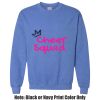 Adult Heavy Blend Heather Royal or Red 60/40 Fleece Crew (S) Thumbnail