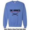 Adult Heavy Blend Heather Royal or Red 60/40 Fleece Crew (S) Thumbnail