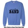 Adult Heavy Blend Heather Royal or Red 60/40 Fleece Crew (S) Thumbnail