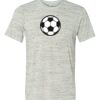 White Marble Unisex Poly-Cotton Short-Sleeve T-Shirt Thumbnail