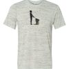 White Marble Unisex Poly-Cotton Short-Sleeve T-Shirt Thumbnail