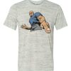 White Marble Unisex Poly-Cotton Short-Sleeve T-Shirt Thumbnail