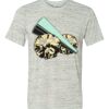 White Marble Unisex Poly-Cotton Short-Sleeve T-Shirt Thumbnail