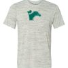 White Marble Unisex Poly-Cotton Short-Sleeve T-Shirt Thumbnail