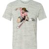 White Marble Unisex Poly-Cotton Short-Sleeve T-Shirt Thumbnail