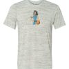 White Marble Unisex Poly-Cotton Short-Sleeve T-Shirt Thumbnail