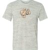 White Marble Unisex Poly-Cotton Short-Sleeve T-Shirt Thumbnail