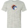 White Marble Unisex Poly-Cotton Short-Sleeve T-Shirt Thumbnail