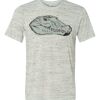 White Marble Unisex Poly-Cotton Short-Sleeve T-Shirt Thumbnail