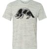 White Marble Unisex Poly-Cotton Short-Sleeve T-Shirt Thumbnail