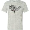 White Marble Unisex Poly-Cotton Short-Sleeve T-Shirt Thumbnail