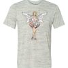 White Marble Unisex Poly-Cotton Short-Sleeve T-Shirt Thumbnail