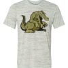 White Marble Unisex Poly-Cotton Short-Sleeve T-Shirt Thumbnail