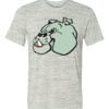 White Marble Unisex Poly-Cotton Short-Sleeve T-Shirt Thumbnail
