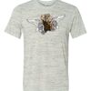 White Marble Unisex Poly-Cotton Short-Sleeve T-Shirt Thumbnail