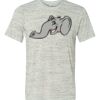 White Marble Unisex Poly-Cotton Short-Sleeve T-Shirt Thumbnail
