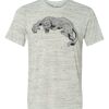 White Marble Unisex Poly-Cotton Short-Sleeve T-Shirt Thumbnail