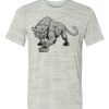 White Marble Unisex Poly-Cotton Short-Sleeve T-Shirt Thumbnail