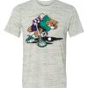 White Marble Unisex Poly-Cotton Short-Sleeve T-Shirt Thumbnail