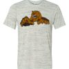 White Marble Unisex Poly-Cotton Short-Sleeve T-Shirt Thumbnail