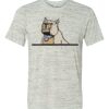 White Marble Unisex Poly-Cotton Short-Sleeve T-Shirt Thumbnail