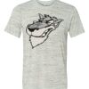 White Marble Unisex Poly-Cotton Short-Sleeve T-Shirt Thumbnail